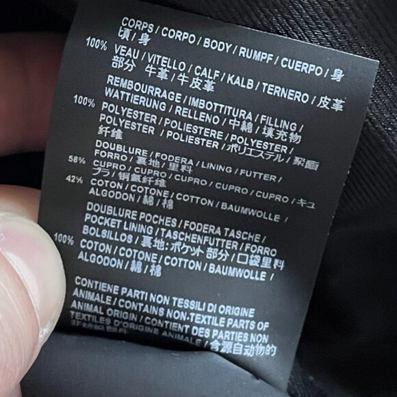 Saint Laurent 2018 Classic Black Leather Motorcycle Biker Jacket - Picture 7 of 9